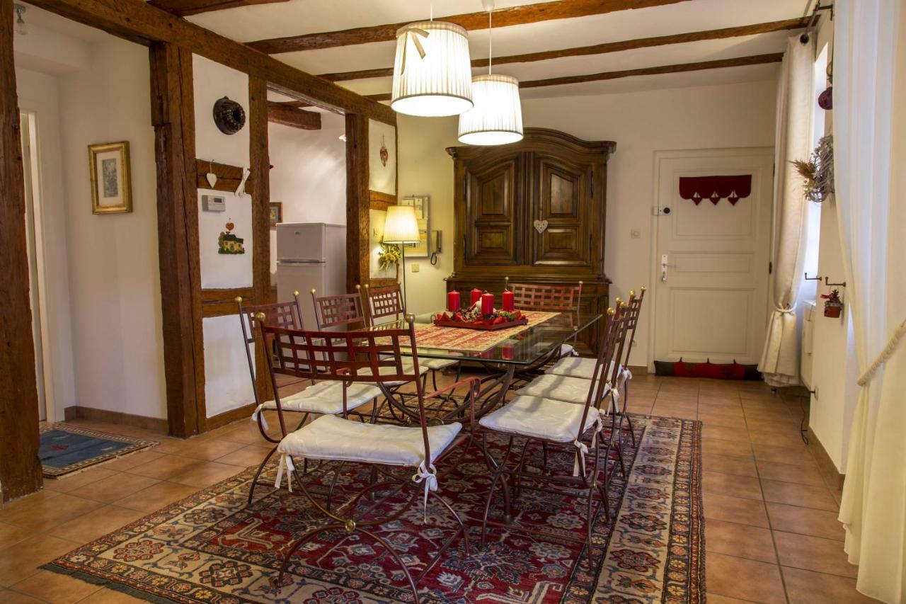 La Maison Des Tanneurs 리보빌레 객실 사진